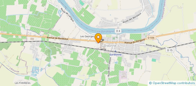 localisation de l'entreprise SCI ANR  LAMONZIE-SAINT-MARTIN