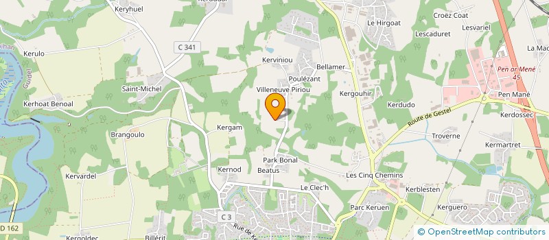 localisation de l'entreprise SCI ANRECOSAM  GUIDEL