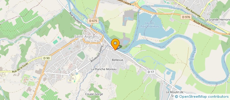 localisation de l'entreprise SCI ANRIGE  SEIGY