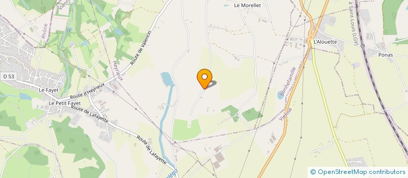 localisation de l'entreprise SCI ANRJ  HEYRIEUX