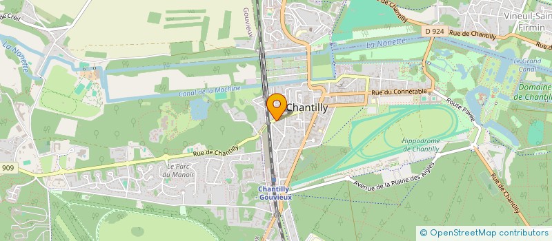 localisation de l'entreprise SCI ANRS NOUR  CHANTILLY