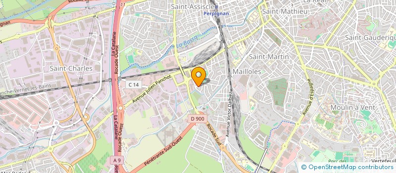 localisation de l'entreprise SCI ANS  PERPIGNAN