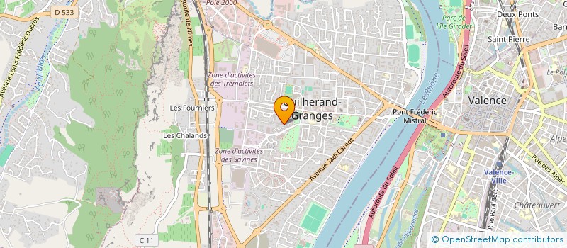 localisation de l'entreprise SCI ANS57 à GUILHERAND-GRANGES