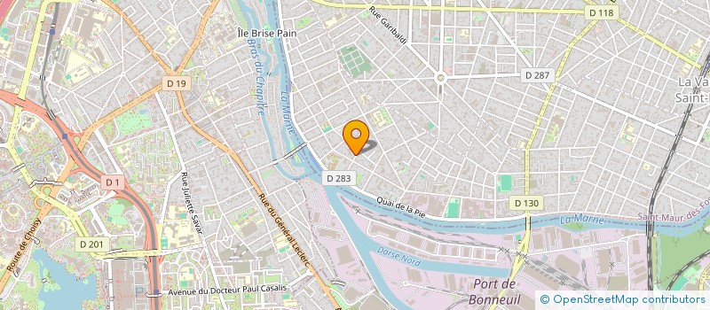 localisation de l'entreprise SCI ANSA  SAINT-MAUR-DES-FOSSES