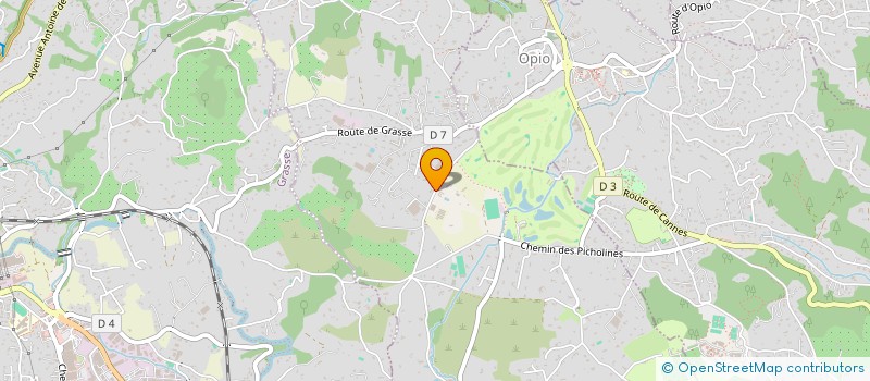 localisation de l'entreprise SCI ANSAJU  CHATEAUNEUF-GRASSE