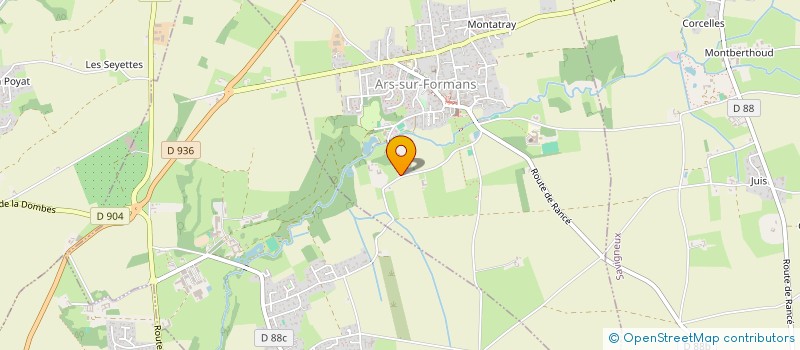 localisation de l'entreprise SCI ANSE  ARS-SUR-FORMANS