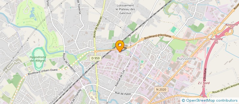 localisation de l'entreprise SCI ANSE COCO  MONTAUBAN