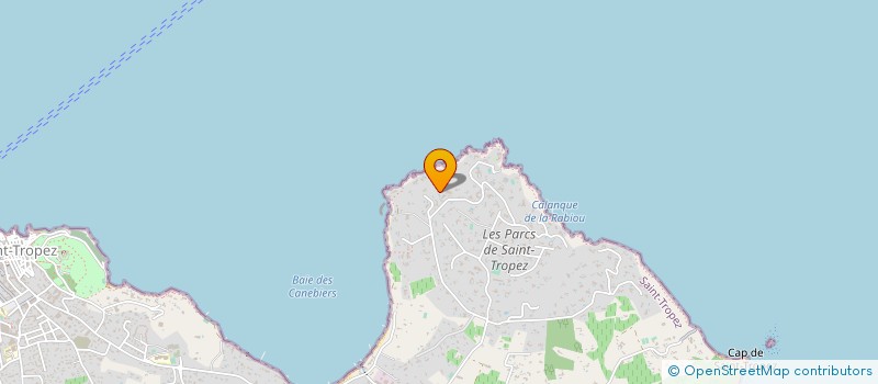localisation de l'entreprise SCI ANSE FORAINE  SAINT TROPEZ