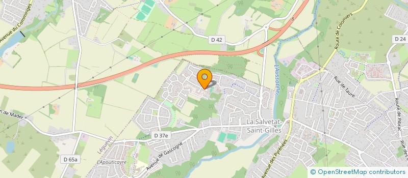 localisation de l'entreprise SCI ANSE VATA  LA SALVETAT-SAINT-GILLES