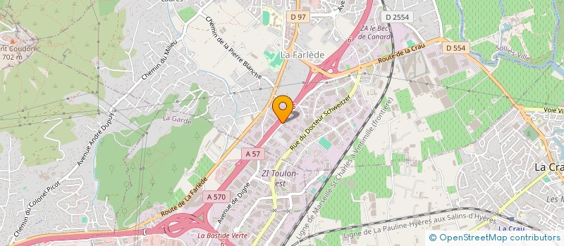 localisation de l'entreprise SCI ANSEB  LA FARLEDE