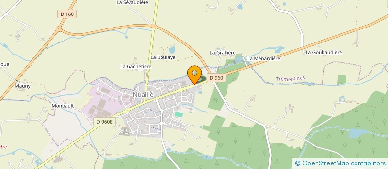 localisation de l'entreprise SCI ANSEB  NUAILLE