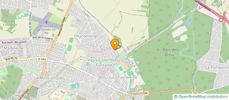 localisation de l'entreprise SCI ANSELEVA  CHELLES