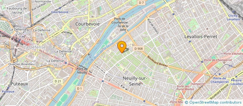 localisation de l'entreprise SCI ANSELME à NEUILLY SUR SEINE
