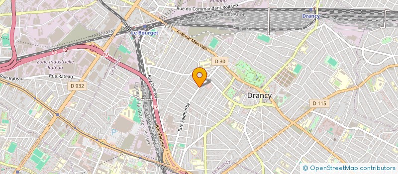 localisation de l'entreprise SCI ANSERFA  DRANCY