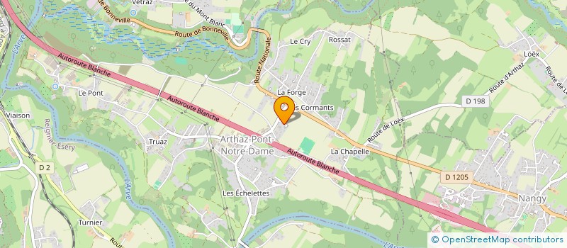 localisation de l'entreprise SCI ANSEY 1  ARTHAZ-PONT-NOTRE-DAME