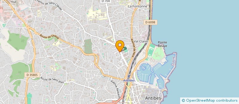 localisation de l'entreprise SCI ANSILUCO à ANTIBES
