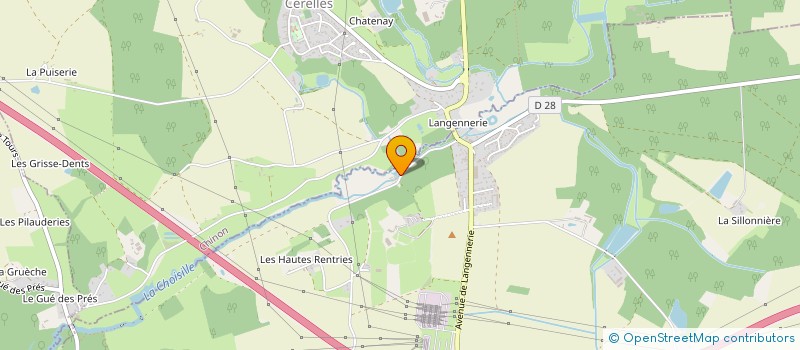 localisation de l'entreprise SCI ANSO 2 à CHANCEAUX-SUR-CHOISILLE