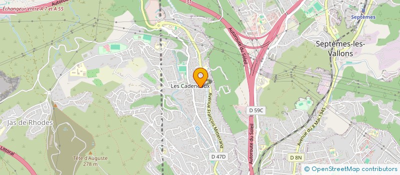 localisation de l'entreprise SCI ANSOCA à LES PENNES-MIRABEAU