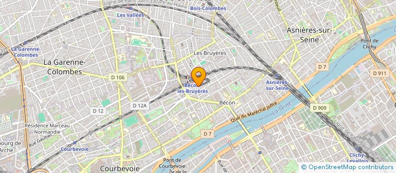localisation de l'entreprise SCI ANSOCO à COURBEVOIE