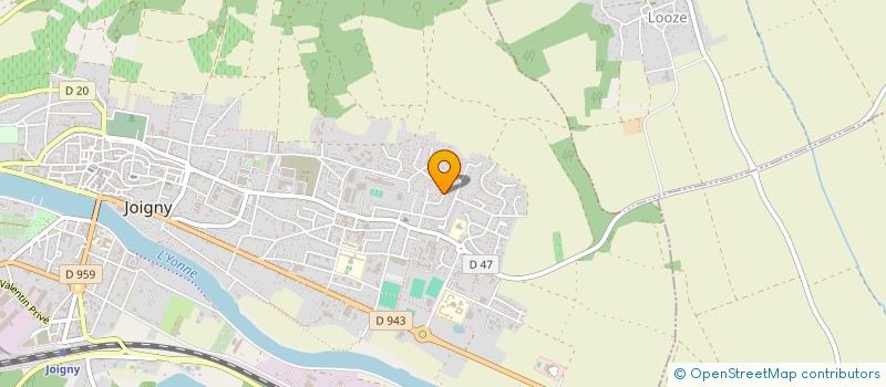 localisation de l'entreprise SCI ANSOLY à JOIGNY