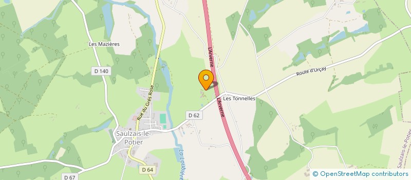 localisation de l'entreprise SCI ANSOTO  SAULZAIS-LE-POTIER