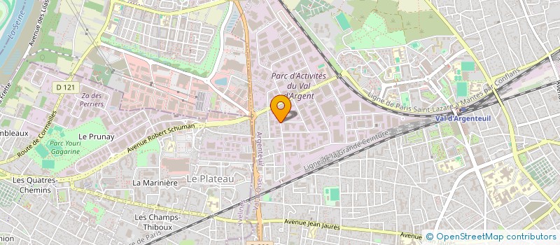 localisation de l'entreprise SCI ANSOVE  ARGENTEUIL