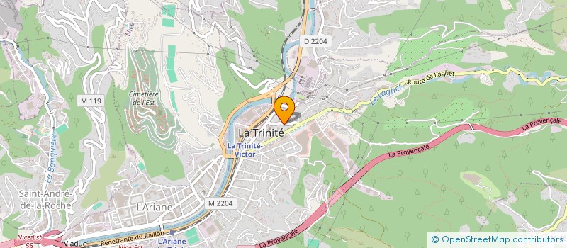 localisation de l'entreprise SCI ANSSON à LA TRINITE