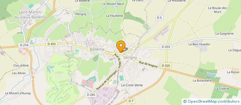 localisation de l'entreprise SCI ANSUZ à BELLEME