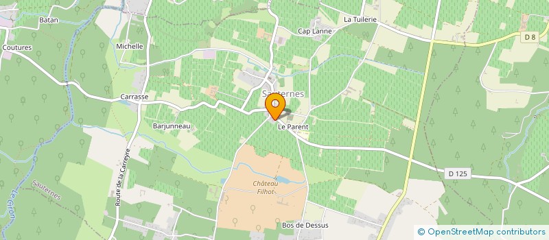 localisation de l'entreprise SCI  ANSY  SAUTERNES