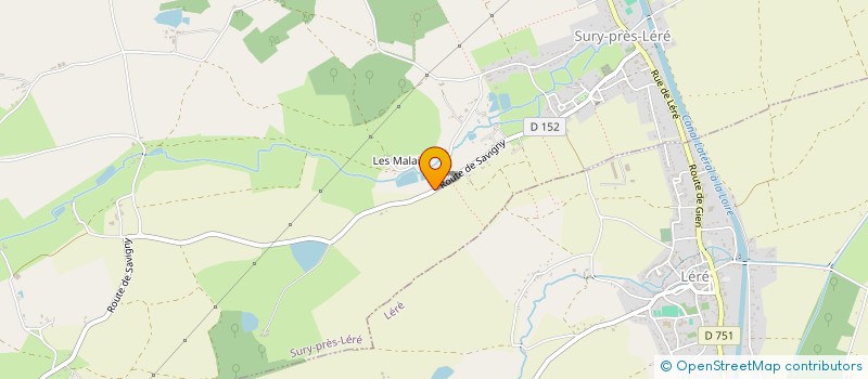 localisation de l'entreprise SCI ANSY  SAINTE-GEMME-EN-SANCERROIS