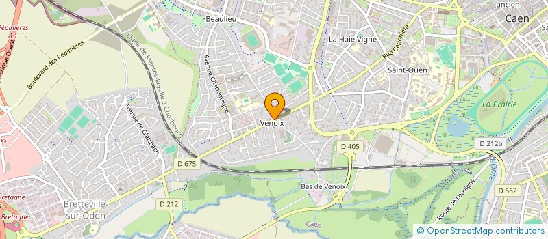 localisation de l'entreprise SCI ANTAL à CAEN