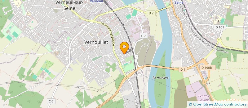 localisation de l'entreprise SCI ANTALE  VERNOUILLET