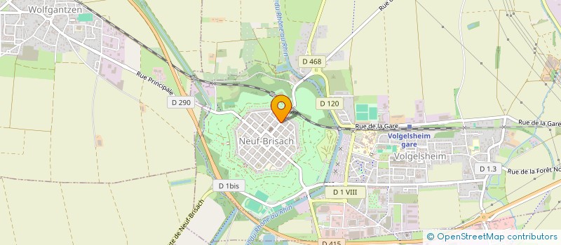 localisation de l'entreprise SCI ANTALEX  NEUF-BRISACH