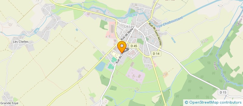 localisation de l'entreprise SCI ANTALIN  LEZAY