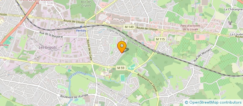 localisation de l'entreprise SCI ANTALYA  VERTOU