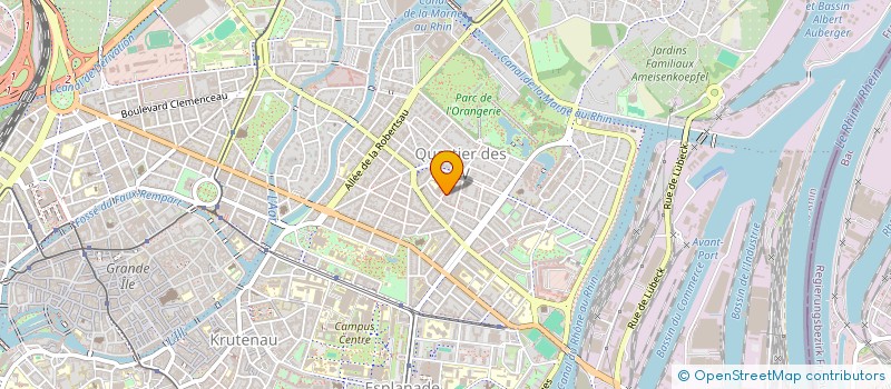 localisation de l'entreprise SCI ANTAN  STRASBOURG