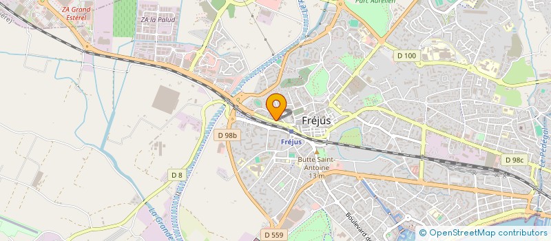 localisation de l'entreprise SCI ANTARES à FREJUS
