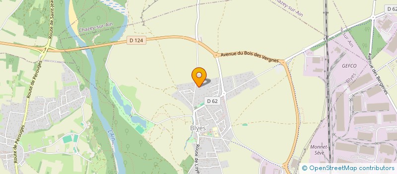 localisation de l'entreprise SCI ANTARES  BLYES