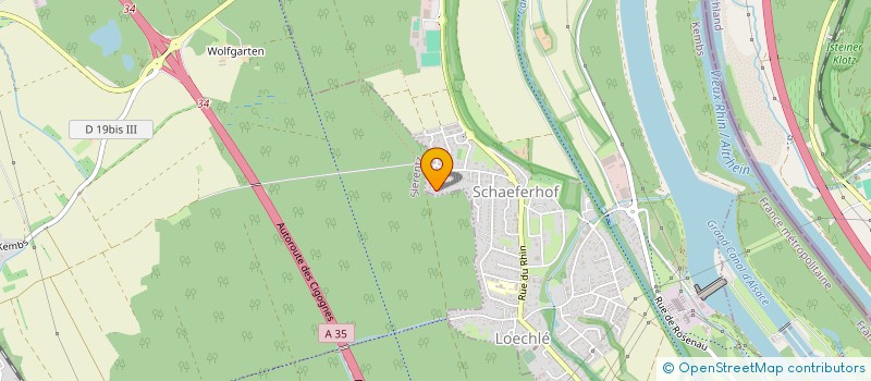 localisation de l'entreprise SCI ANTARES  KEMBS