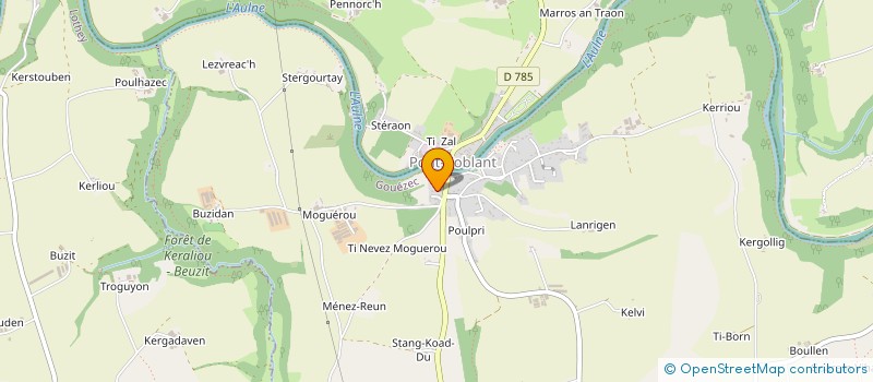 localisation de l'entreprise SCI ANTARES  PLEYBEN