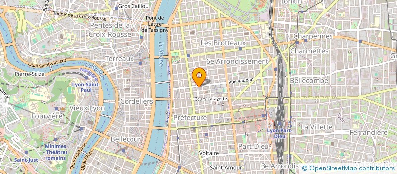 localisation de l'entreprise SCI ANTARES  LYON