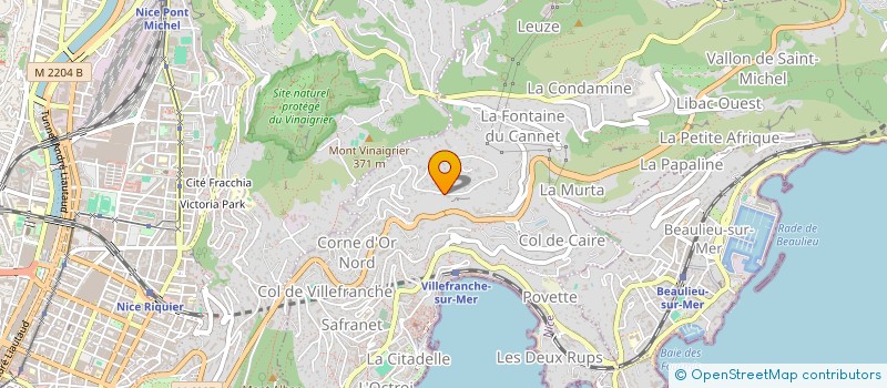 localisation de l'entreprise SCI ANTARES à NICE