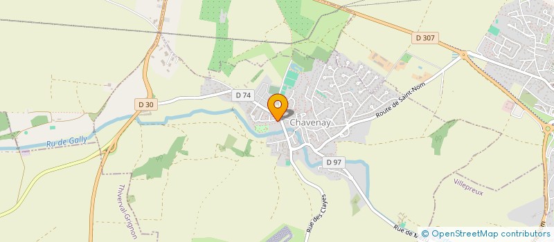 localisation de l'entreprise SCI ANTARES  CHAVENAY