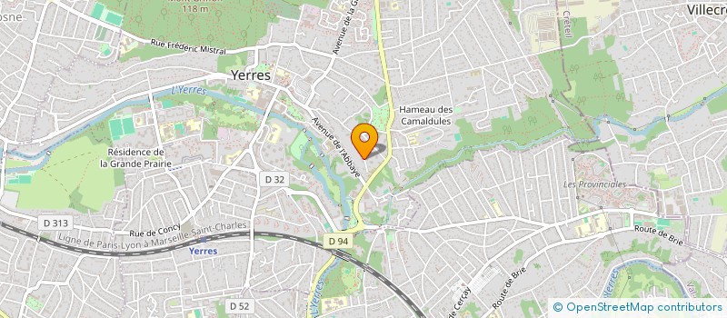 localisation de l'entreprise SCI ANTARES  YERRES