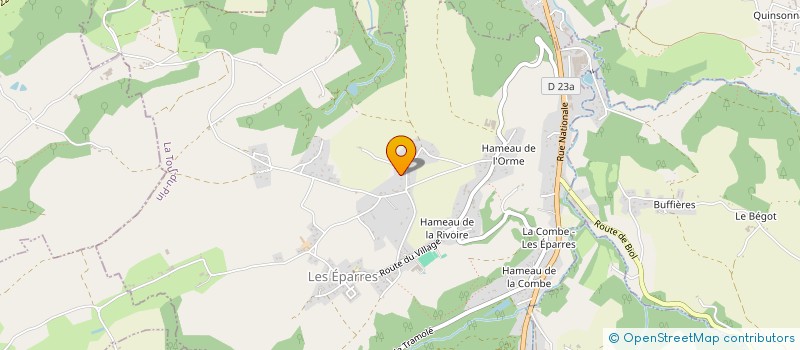 localisation de l'entreprise SCI ANTARES  LES EPARRES