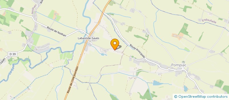 localisation de l'entreprise SCI ANTARES  LABASTIDE-SAVES