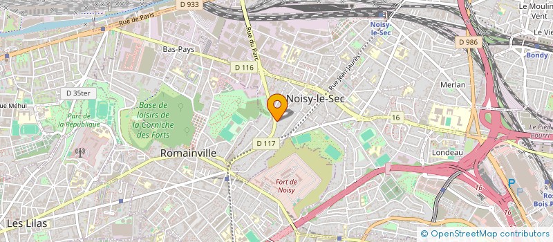 localisation de l'entreprise SCI ANTE MERIDIEM IMMO à NOISY-LE-SEC
