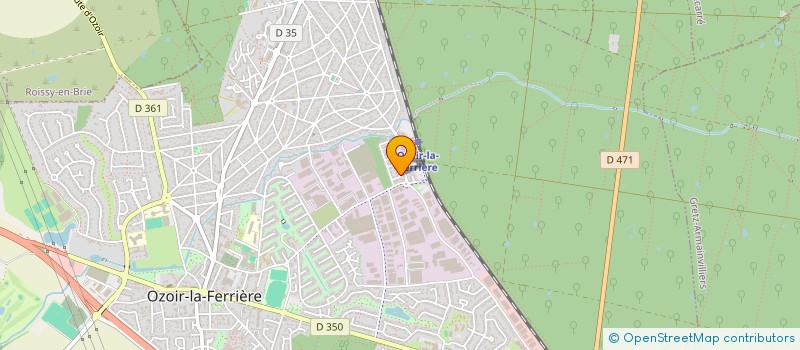 localisation de l'entreprise SCI ANTEL à OZOIR-LA-FERRIERE