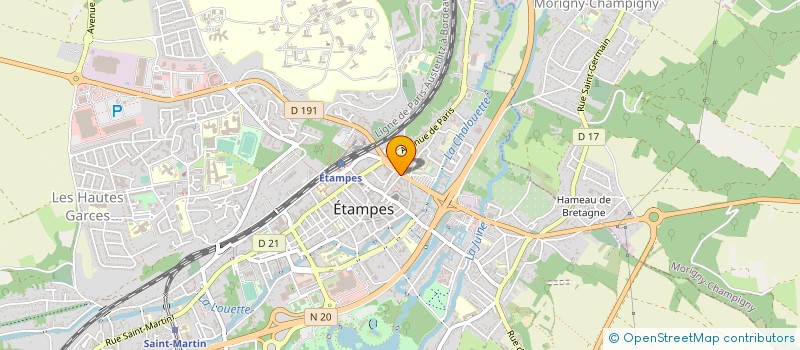 localisation de l'entreprise SCI ANTELI à LARDY
