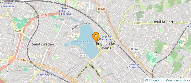 localisation de l'entreprise SCI ANTELIE à ENGHIEN-LES-BAINS
